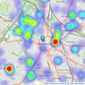 Dixons - Wolverhampton listings heatmap