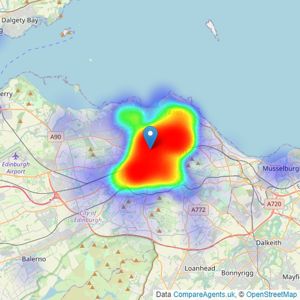 DJ Alexander - Edinburgh listings heatmap