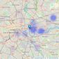 Docklands Prestige Residential - London listings heatmap