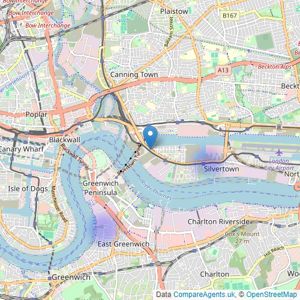 Domeview Properties - London listings heatmap