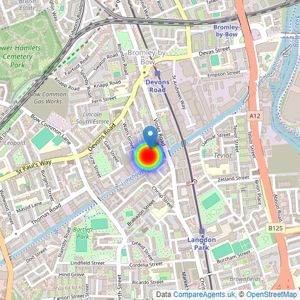 Dominus New Homes listings heatmap