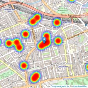 Domus Nova - Bayswater listings heatmap