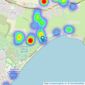 DOMVS - Weymouth listings heatmap