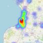 Donald Ross Residential - Ayr listings heatmap