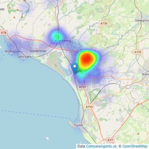 Donald Ross Residential - Irvine listings heatmap