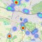 Douglas Allen - Billericay listings heatmap