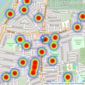 Douglas Allen - Chingford listings heatmap