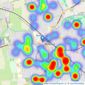 Douglas Allen - Wickford listings heatmap