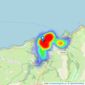 Douglas & Dean - Ilfracombe listings heatmap