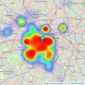 Douglas and Gordon - London listings heatmap