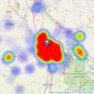 Dourish & Day - Stafford listings heatmap