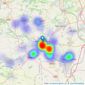 Dowen - Bishop Auckland listings heatmap