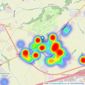 Drighlington Properties - Drighlington listings heatmap