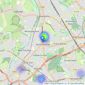 Drivers & Norris - Finchley listings heatmap