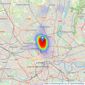 Drivers & Norris - Islington - Sales listings heatmap