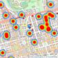 Druce - Marylebone listings heatmap