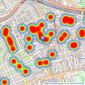 Druce - Notting Hill listings heatmap