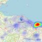 Drummond Miller - Edinburgh listings heatmap