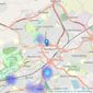 Duffin's Estate Agents - Blackburn listings heatmap