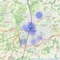 Duffy & Company - Haywards Heath listings heatmap