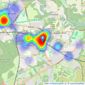 Duncan Yeardley Estate Agents - Ascot listings heatmap