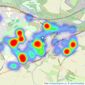 Dunstan - Doncaster listings heatmap