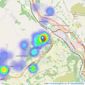 Durbins Estate Agents - Tonteg listings heatmap