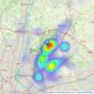 Durden & Hunt - Loughton listings heatmap