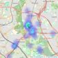 Durden & Hunt - Wanstead listings heatmap