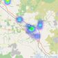 DW Shaw - Cumnock listings heatmap