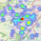 Eadon Lockwood & Riddle - Banner Cross listings heatmap