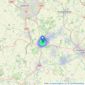 Earles - Alcester listings heatmap