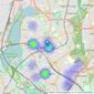 Eastbank Studios Ltd - London - Sales listings heatmap