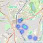 Easy Lettings (Birmingham) Ltd - Birmingham listings heatmap