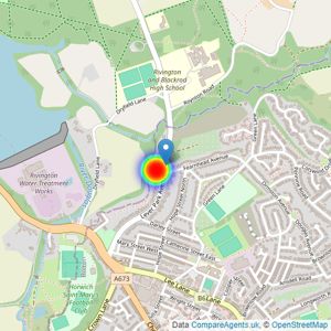 Eccleston Homes listings heatmap