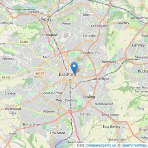 Eddisons Commercial Limited - Bradford listings heatmap