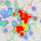 eddisonwhite - Merton - Sales & Lettings listings heatmap