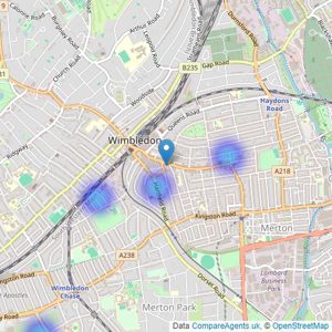 eddisonwhite - Wimbledon listings heatmap