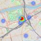 Eden Harper - Battersea listings heatmap