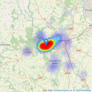 Eden Midcalf - Bewdley listings heatmap