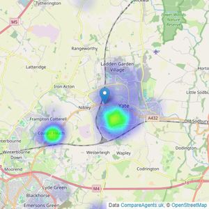 Edison Ford - Yate listings heatmap