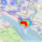 Edison Green - Southampton listings heatmap