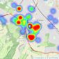 Edmund Estate Agents - Orpington, Green Street Green listings heatmap