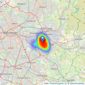 Edward Mellor Ltd - Denton listings heatmap