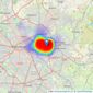 Edward Mellor Ltd - Droylsden listings heatmap