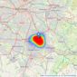 Edward Mellor Ltd - Edgeley listings heatmap