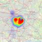 Edward Mellor Ltd - Levenshulme listings heatmap