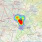 Edward Mellor Ltd - Marple listings heatmap