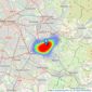 Edward Mellor Ltd - Woodley listings heatmap