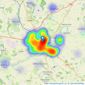 Edwards Estate Agents - Stratford-upon-Avon listings heatmap